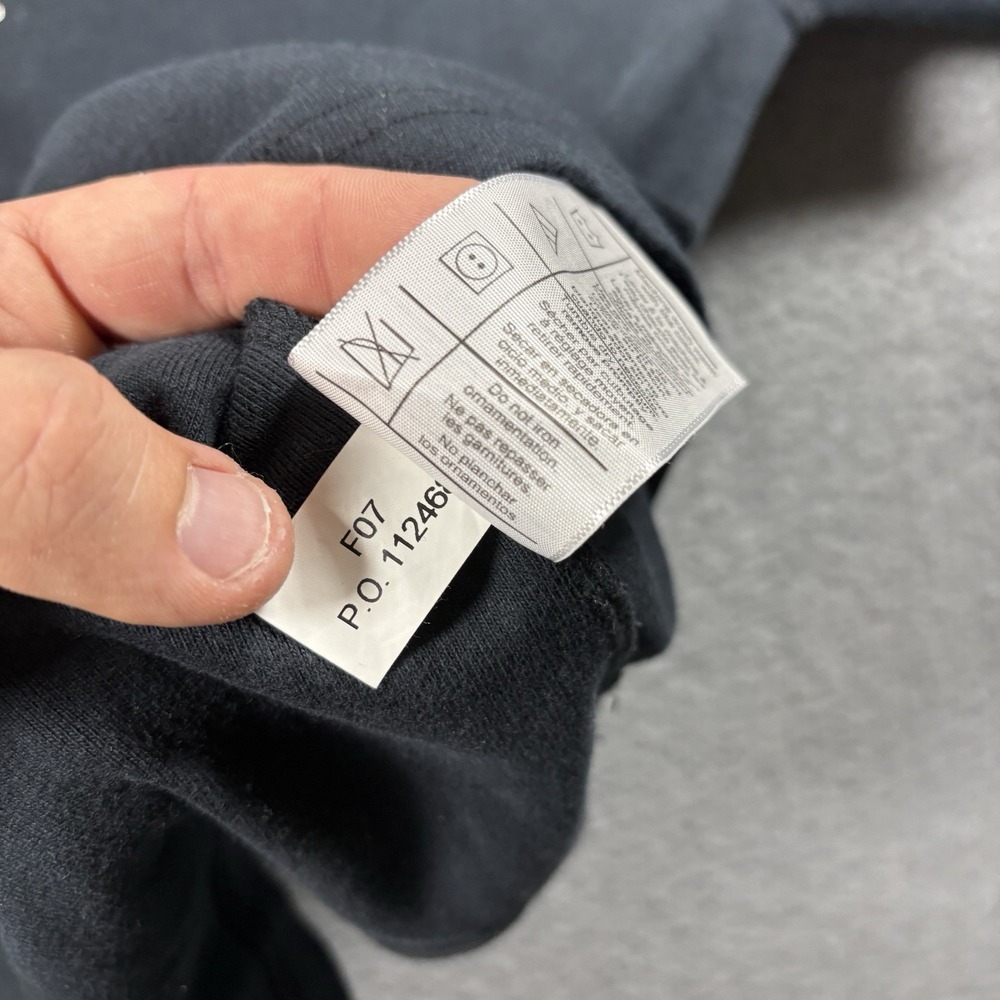 VTG 2007 Carhartt Center Logo Long Sleeve Shirt Womens L Faded Black Y2K Work - Picture 6 of 7
